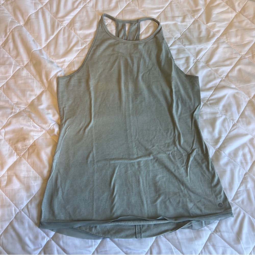 Light Green/Gray Tank Top